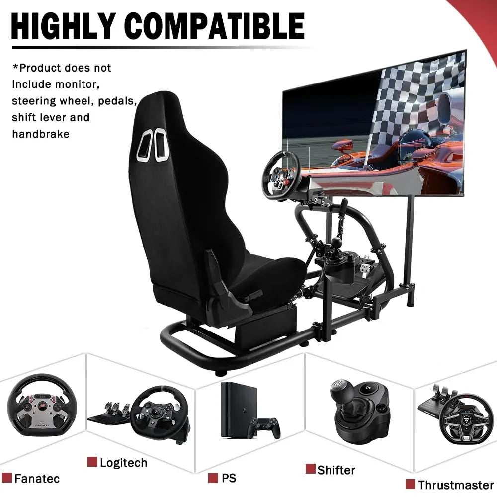 Fanatec Fit Racing Sim G920 Logitech Stand Cockpit TV & G923 with G29 Supllueer Thrustmaster Seat