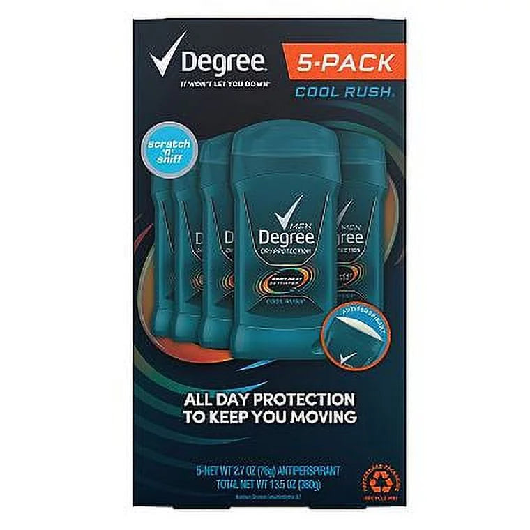 oz., 6 Degree Antiperspirant, Dry pk.) Rush Cool Men (2.7 Protection