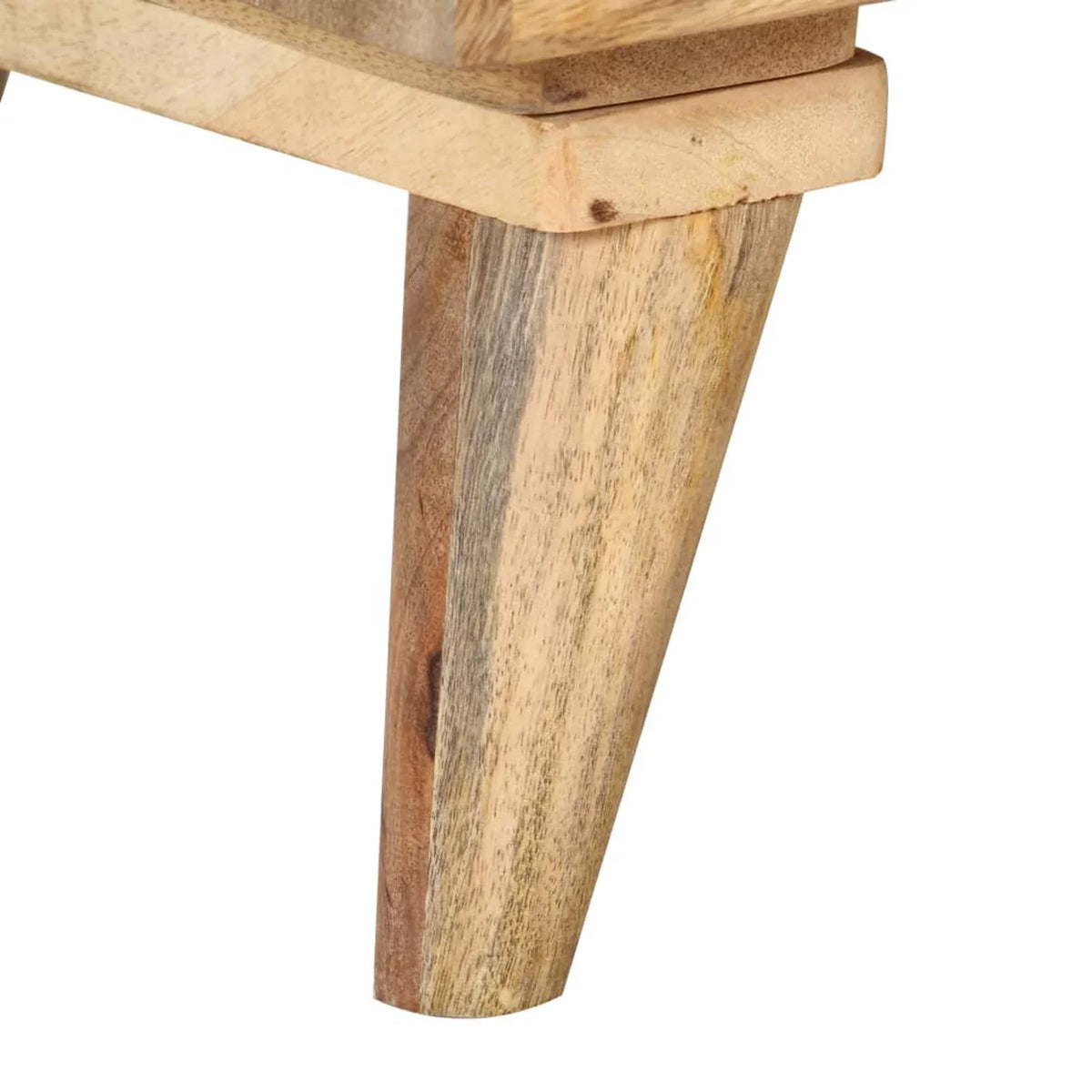 14.2"x11.8"x23.6" Cabinet Bedside Mango Dcenta Solid Wood