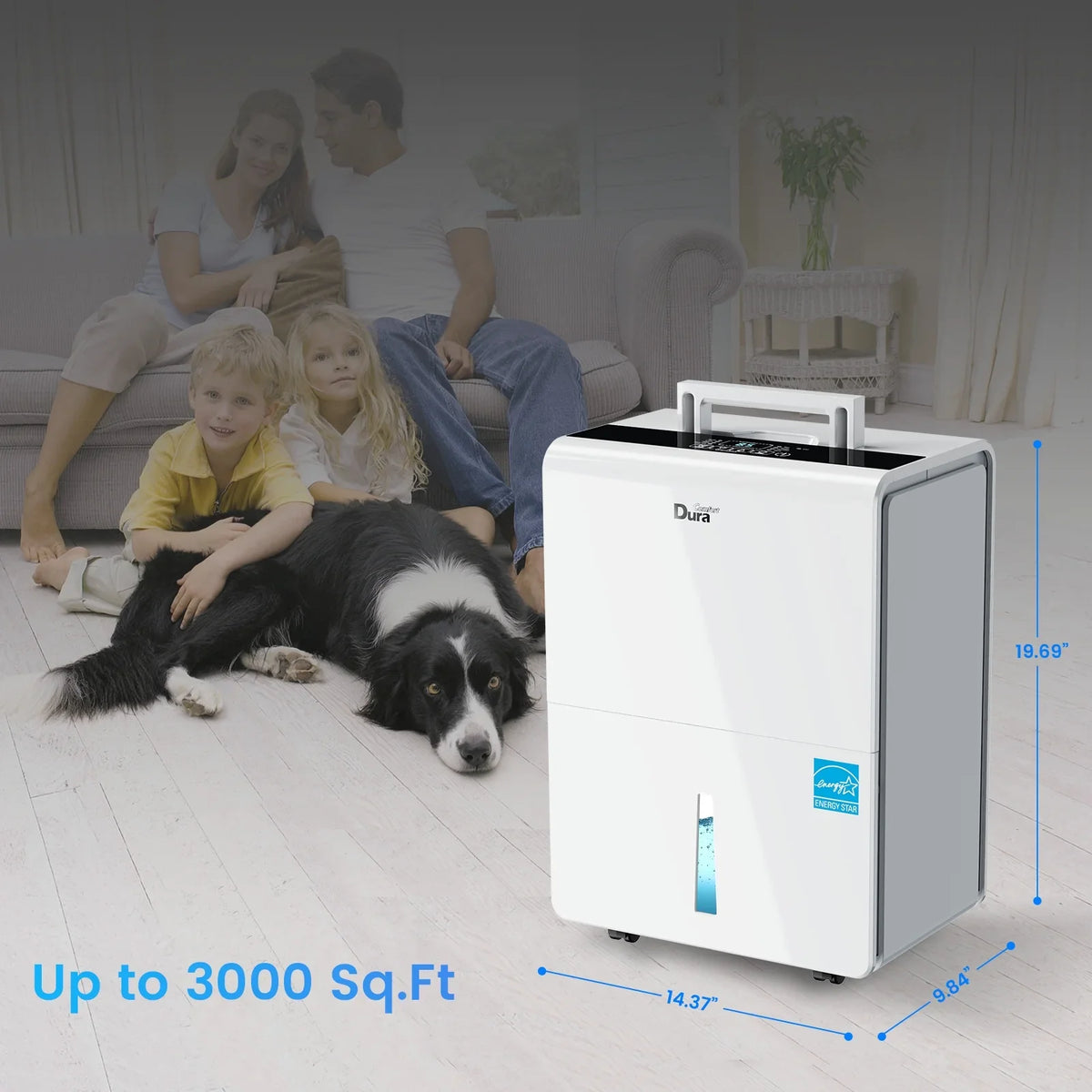 DOE to Dehumidifier Dehumidifiers 2012 (50 with 35 Basement,up for DuraComfort Pint 3000 Standard) Sq.ft WIFI Pint