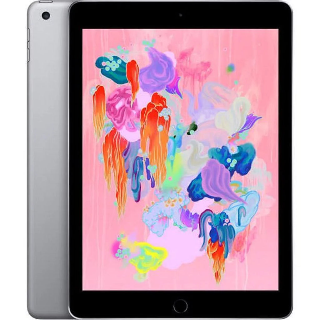 Apple iPad 128GB 9.7in Gen (Refurbished) Space 6th Gray WiFi, Restored