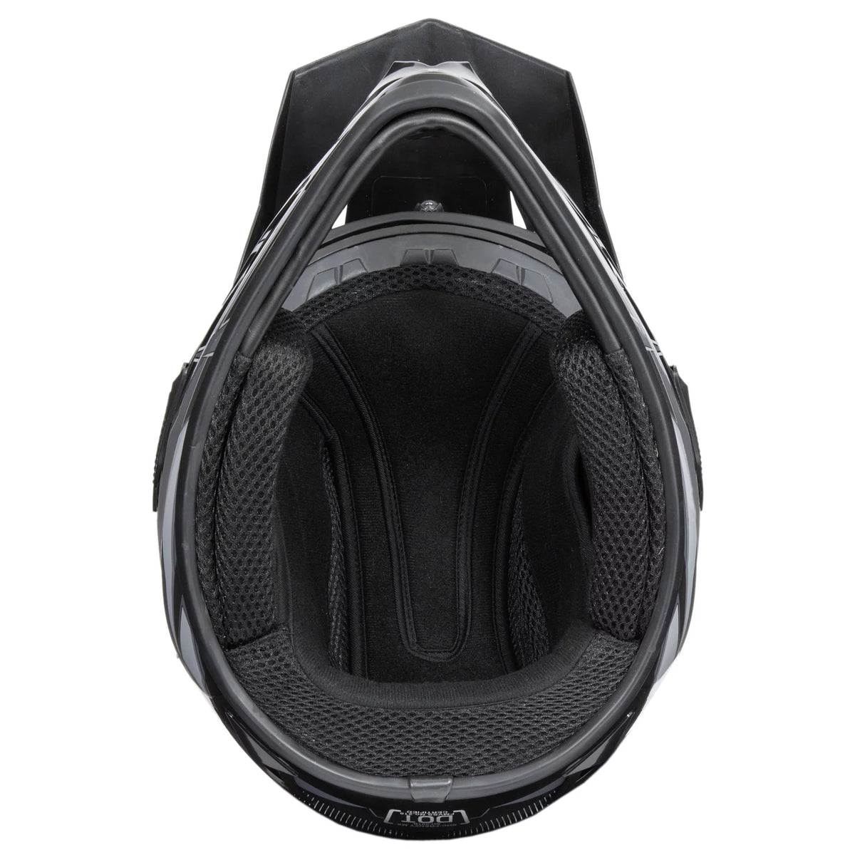 FRENZY Black-Grey, Helmet, Adult Approved, MX XL DOT