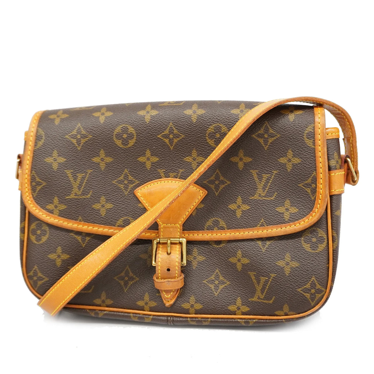 Louis (Fair) Auth Women's Sologne Bag Monogram Shoulder Vuitton Pre-Owned M42250