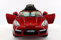 Ride-On Kiddie Electric 12V with R/C Roadster Parental Kids Cherry | Car Red Remote