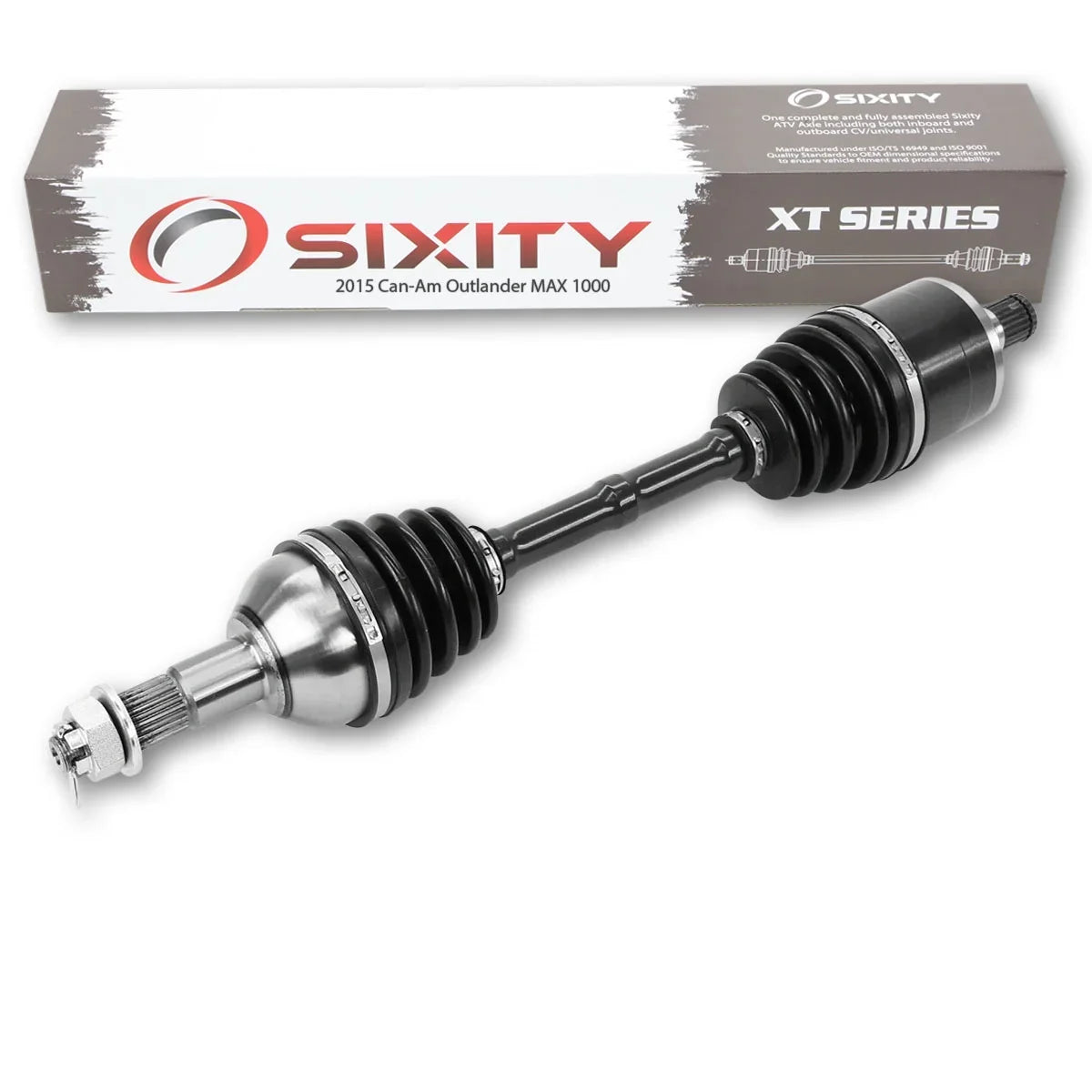 Sixity 1000 XT EFI Left Axle Rear 2015 4X4 Outlander MAX Can-Am - with compatible