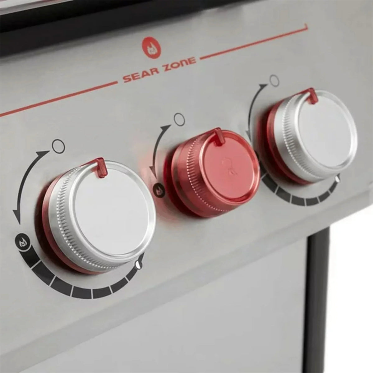 SX-325s Genesis Grilling Smart Grill in Gas Stainless Steel Smart Technology with Propane Weber 3-Burner Connect