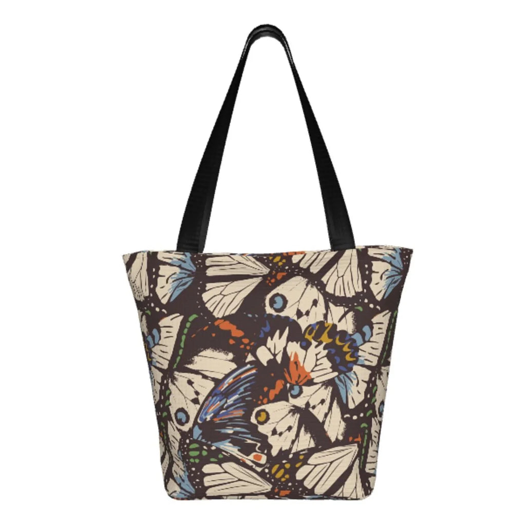 Butterflies Capacity Handbags Women'S Bag,Shoulder Tote Lukts Large Shopping Vector Hobos Bag Bag