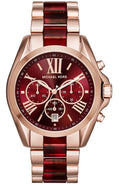 Chronograph Wrist Michael Burgundy Red Women for Kors Watch MK6270 Bradshaw