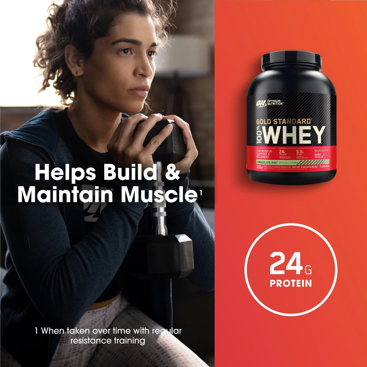 Optimum Powder, lb, Servings 100% 70 Gold Protein Whey Mint, Standard Nutrition, Chocolate 4.94