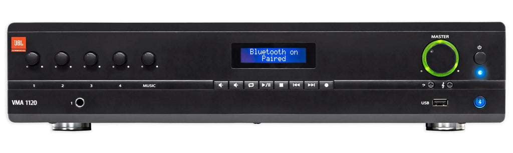 3.5" Restaurant/Bar/Cafe JBL for White Commercial Amplifier+(8) Cube Speakers