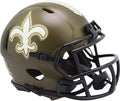Replica Service Mini Salute 9585563382 New Riddell Style Speed Orleans Helmet To SaintsRiddell