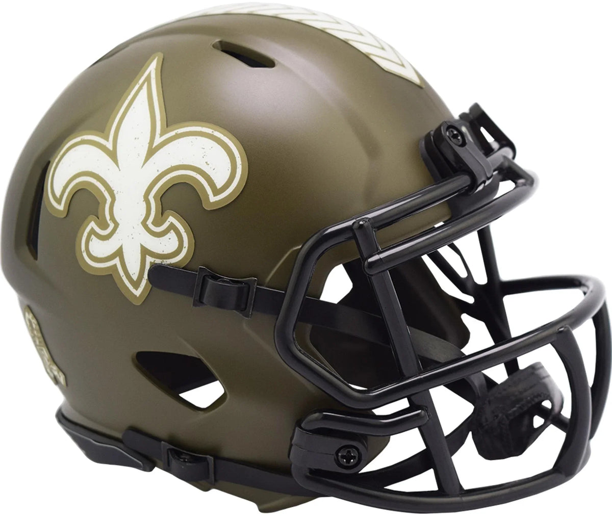 Replica Service Mini Salute 9585563382 New Riddell Style Speed Orleans Helmet To SaintsRiddell
