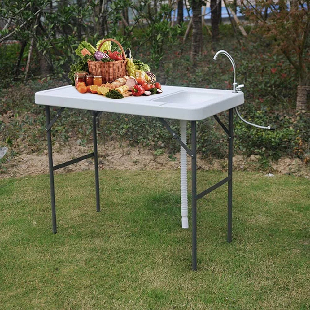 Table Outdoor for Folding Modern Cleaning/Cutting Fish Fillet Portable Home