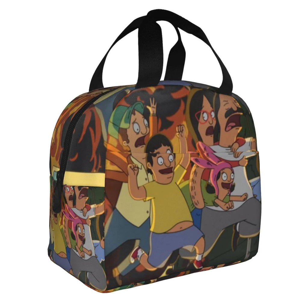 Reusable For Thermal Adventure Bag And Lunch School Bob's Office Box Insulated Adult Cooler Kids Bag For Burgers Bento Picnic Portable Lunch