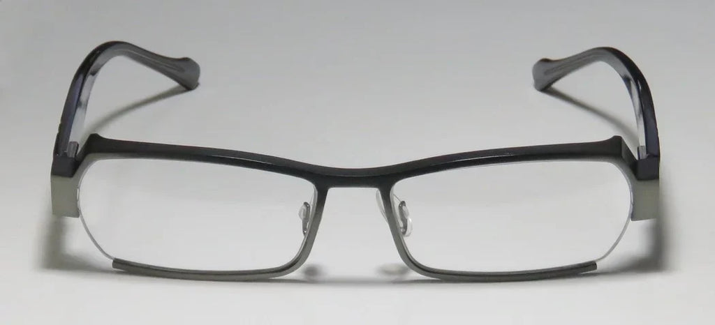 HINGES COMFORT DEMO 55-16-0 HARRY LARY'S SPECIAL FRAME FULL-RIM DESIGNER EYEGLASSES/SPECTACLES FLEXIBLE NEW TRANSPARENT ULTIMATE LENSES LEGACY / SAGE MENS GRAY