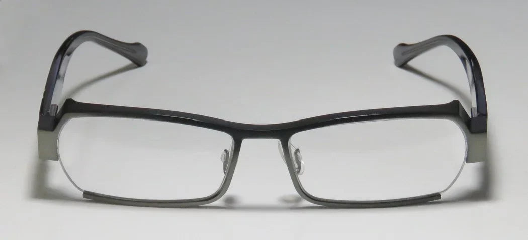 HINGES COMFORT DEMO 55-16-0 HARRY LARY'S SPECIAL FRAME FULL-RIM DESIGNER EYEGLASSES/SPECTACLES FLEXIBLE NEW TRANSPARENT ULTIMATE LENSES LEGACY / SAGE MENS GRAY