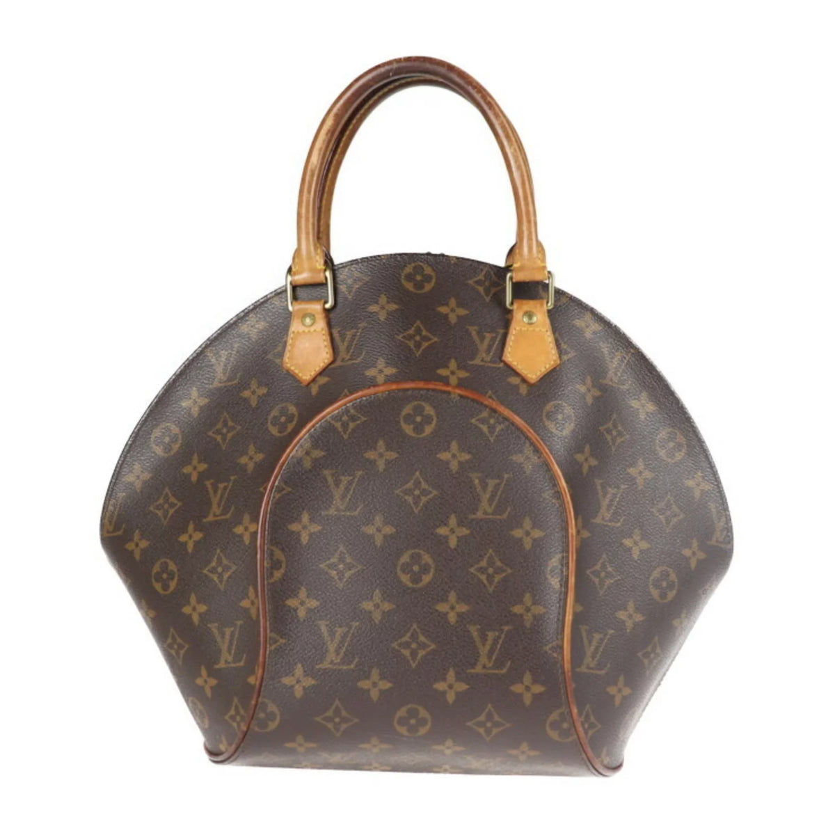 Handbag Ellipse VUITTON Canvas Pre-Owned Monogram M51126 Vuitton LOUIS Brown (Good) Louis
