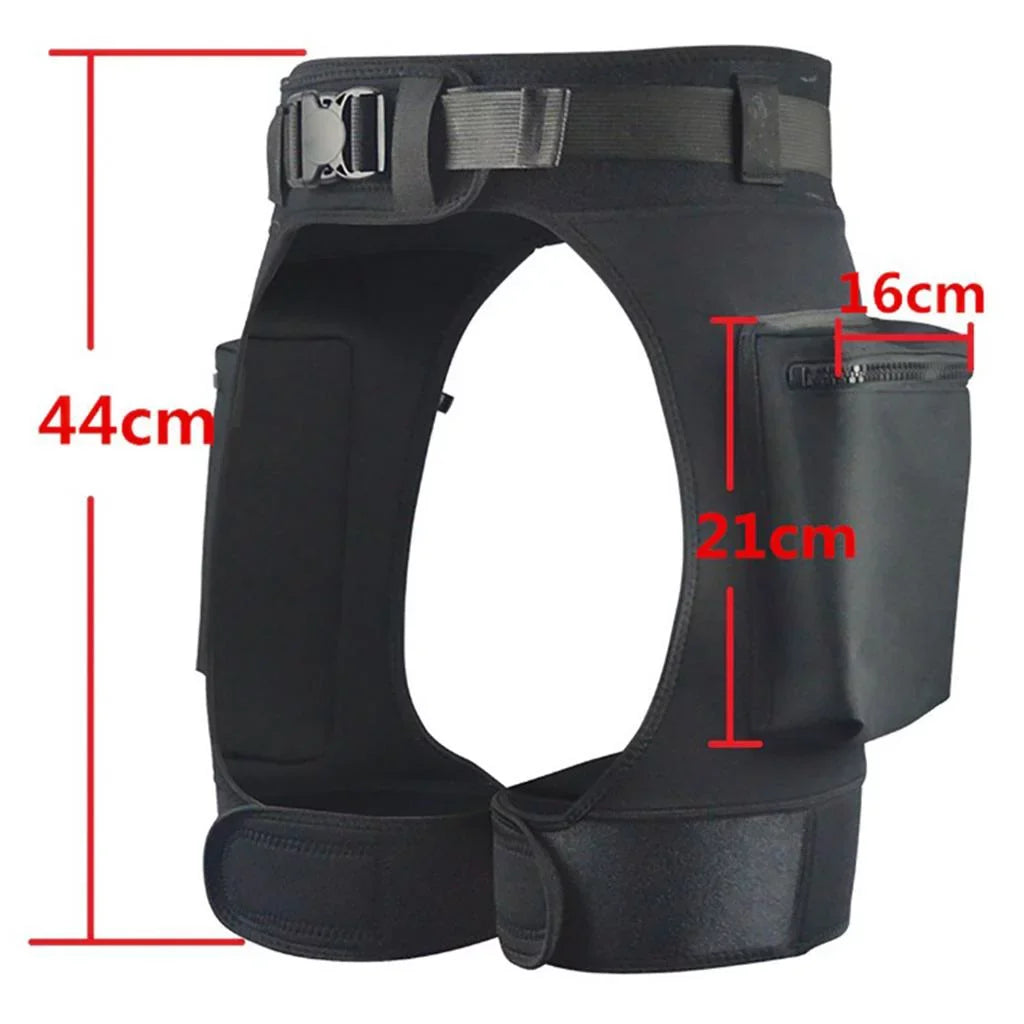 Dinghy Pants for Surf Canoeing Men, Diving Spearfishing Kayaking with Swimming for Water Tech Short Sports