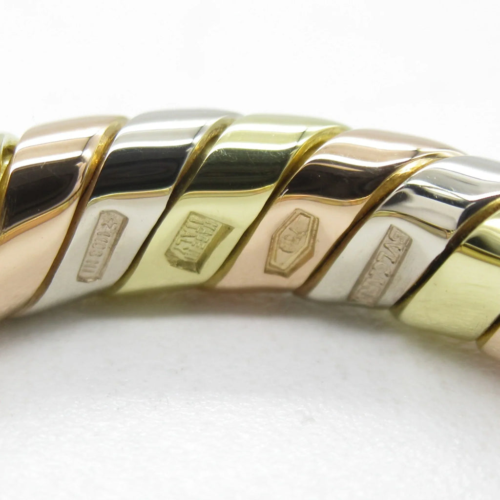 (Good) ring BVLGARI Gold Gold) K18 Gold Tubogas Gold) K18PG(Rose (Yellow Pre-Owned Ring