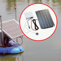 Silent Solar Air Pump Friendly,6V Air Powered Pump Solar for Pump,Aquarium Pond Eco Hydroponics Solar kesoto Pond Oxygenator Aerator