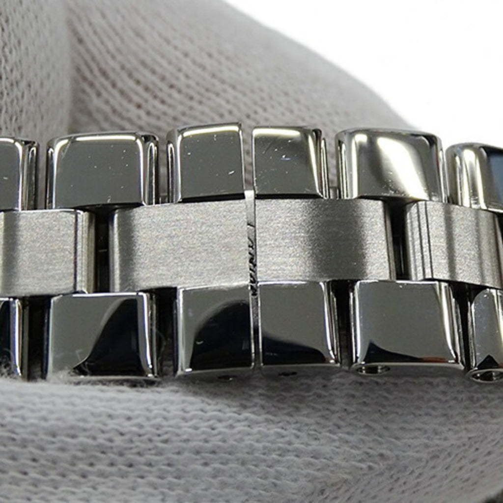 W62016V3 Polished Pre-Owned Roadster Cartier SM SS Silver Stainless Steel Date Watch Quartz Ladies (Fair)