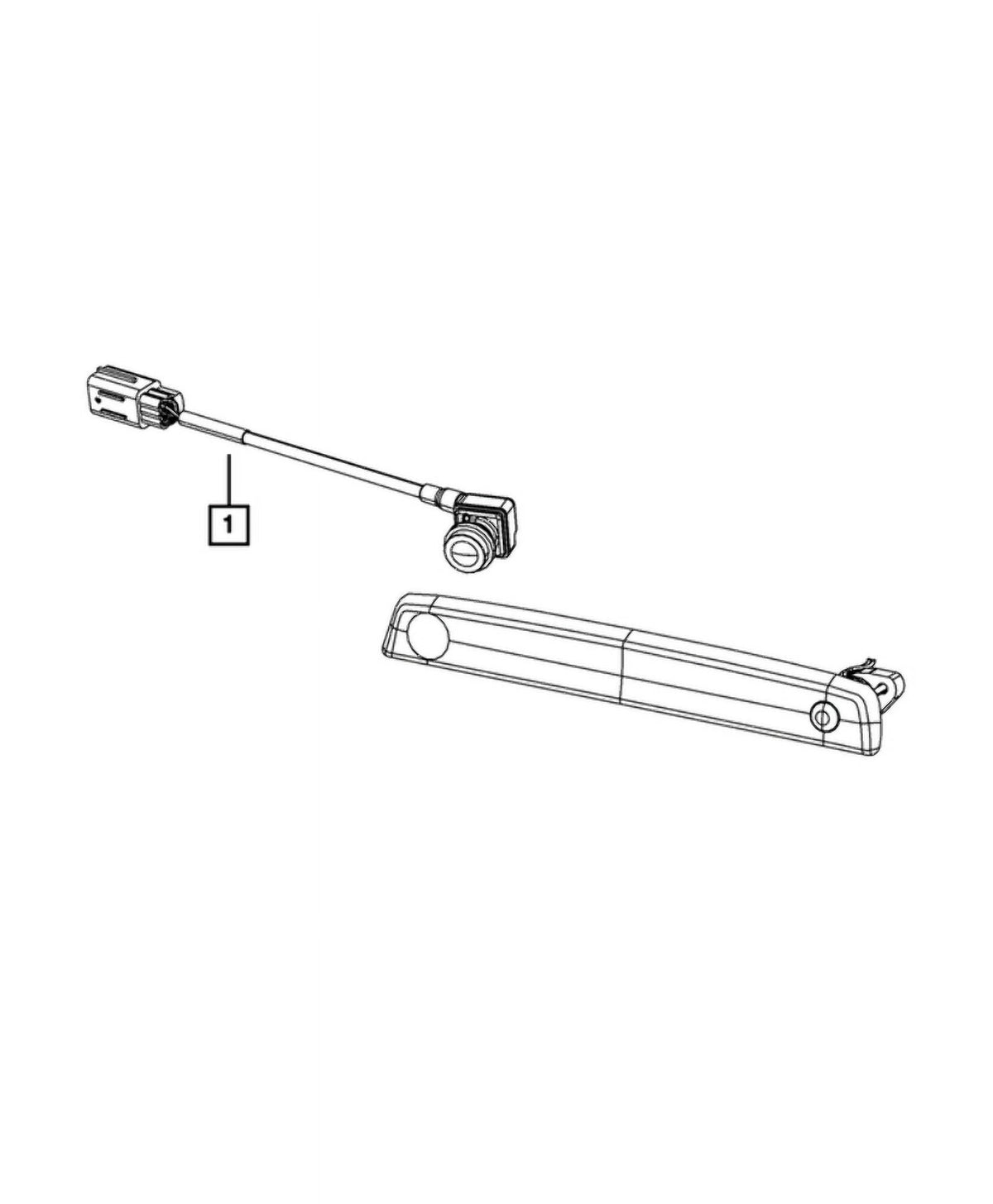 OE Genuine 56054058AH New Camera Mopar