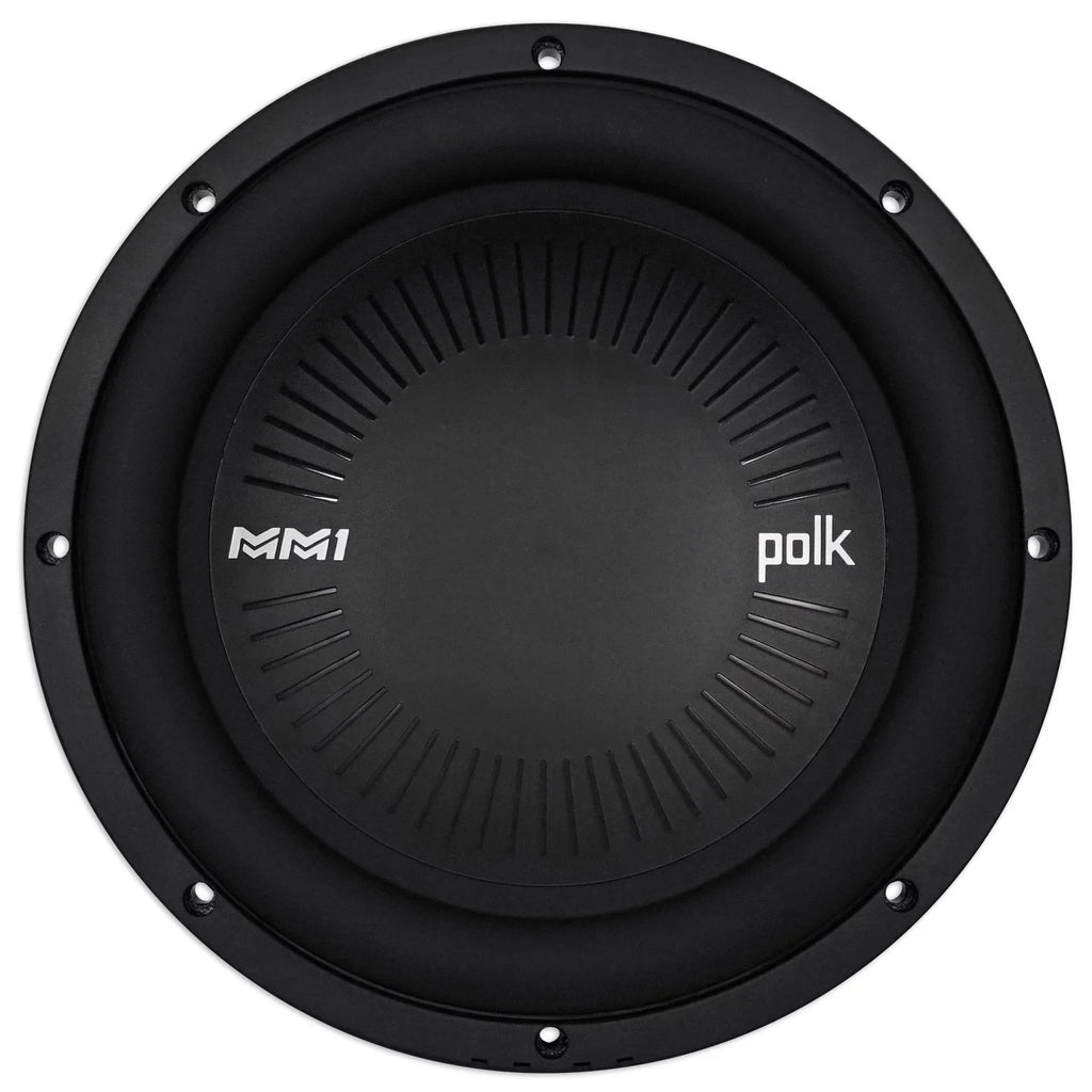 Polk Watt (2) Kit Car 2400 Audio Subwoofers+Mono Amplifier+Amp MM1042DVC 10”