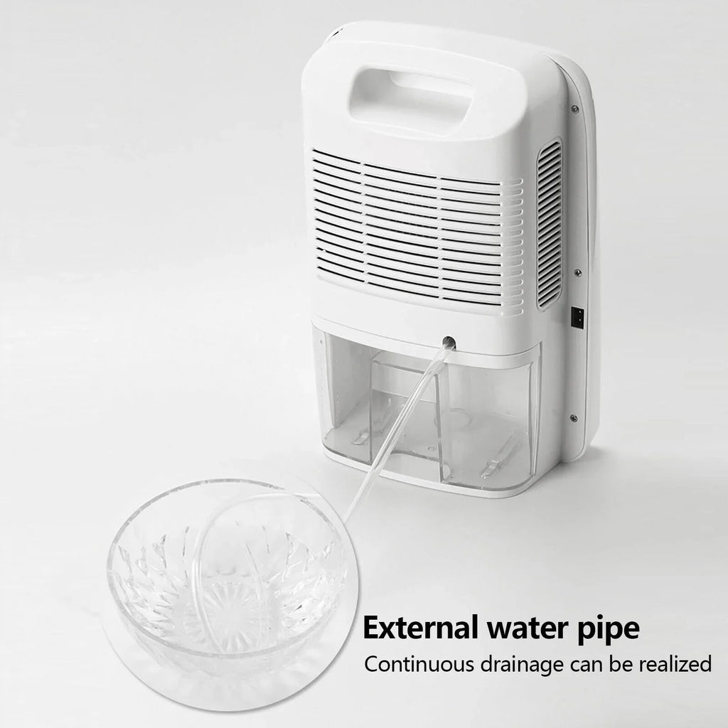 Water Tank RV for Hose ZhdnBhnos 2.5L Garage Portable Moisture w/ Compact Bedroom MIni Caravan Dryer Dehumidifier Drain