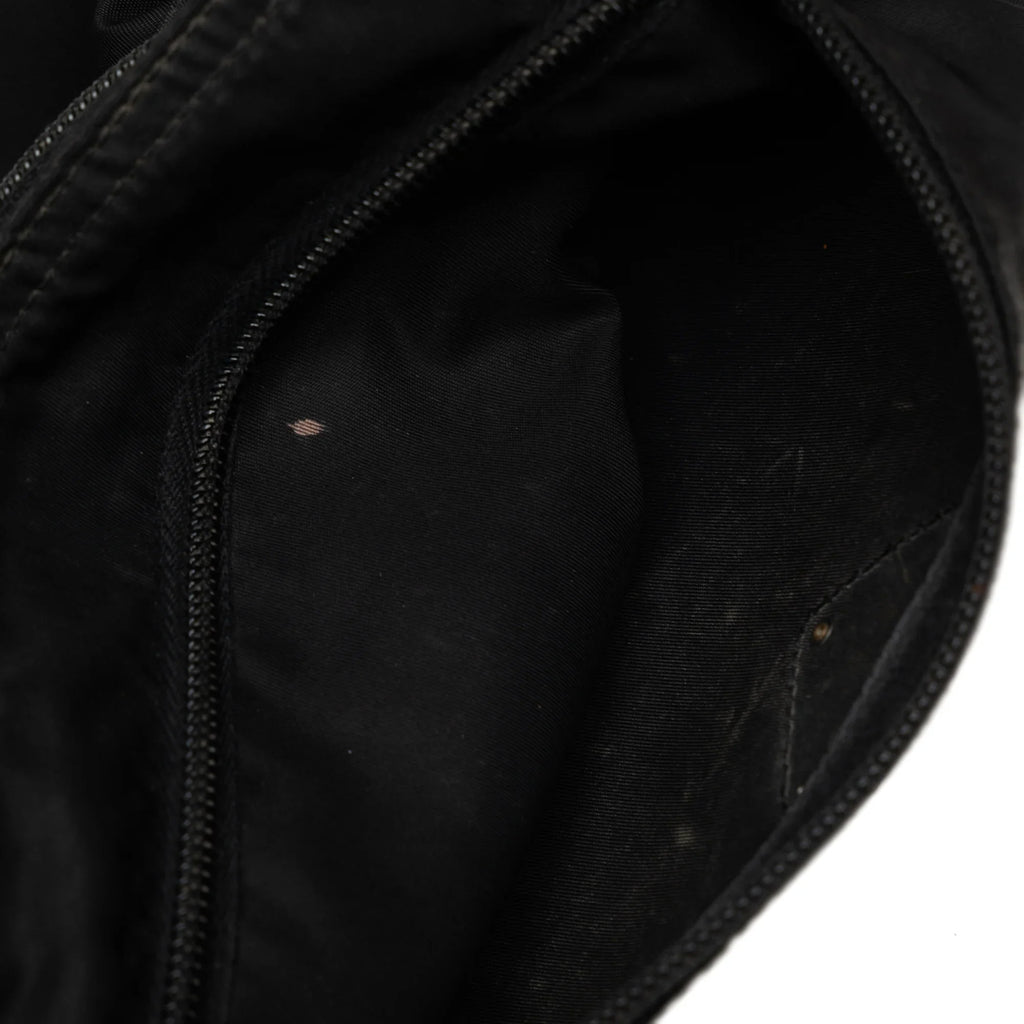 Fabric Bag Crossbody Tessuto Black Unisex Authenticated Pre-Owned Prada Crossbody Nylon (Good)
