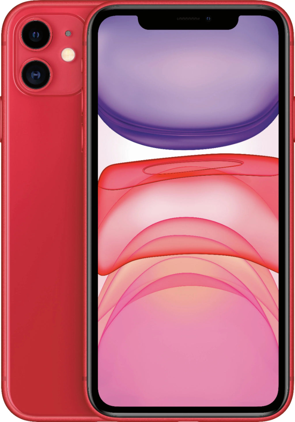 Fully 11 Smartphone iPhone Red 64GB (Refurbished) Restored Unlocked Apple