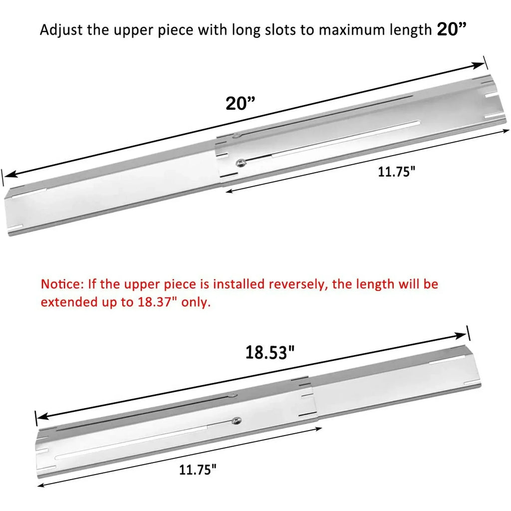 Four Charmglow, other Forge Gas Heat Universal Models of and Burners Set Brinkmann, Manufactureres Four Plates Grill from for Kenmore, and Master