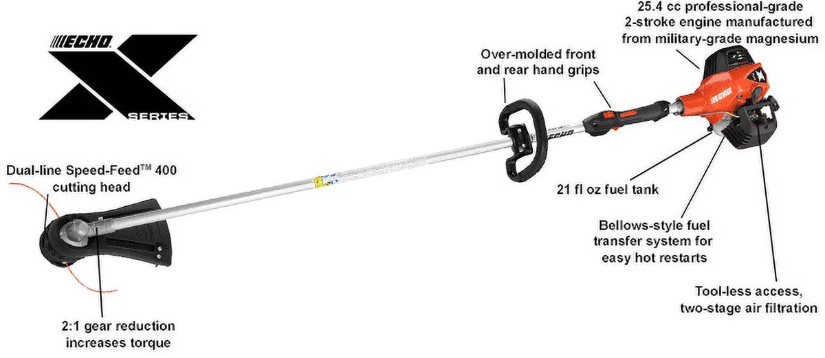 HIGH HEAD SPEED LINE TORQUE SRM-2620T ECHO TRIMMER 25.4cc FEED ENGINE