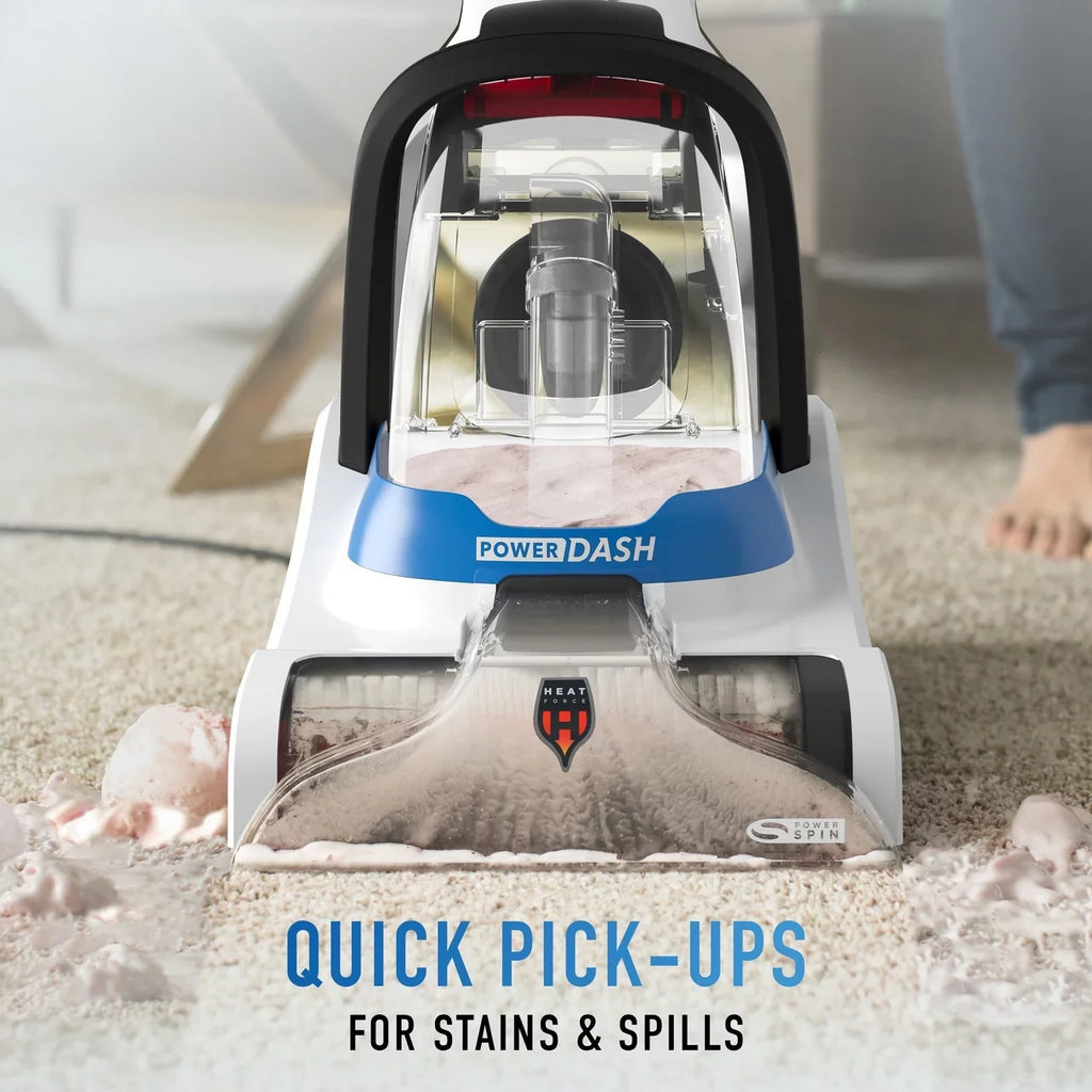 FH50710 PowerDash Brushes Carpet Hoover Antimicrobial with Compact Pet Cleaner Pet