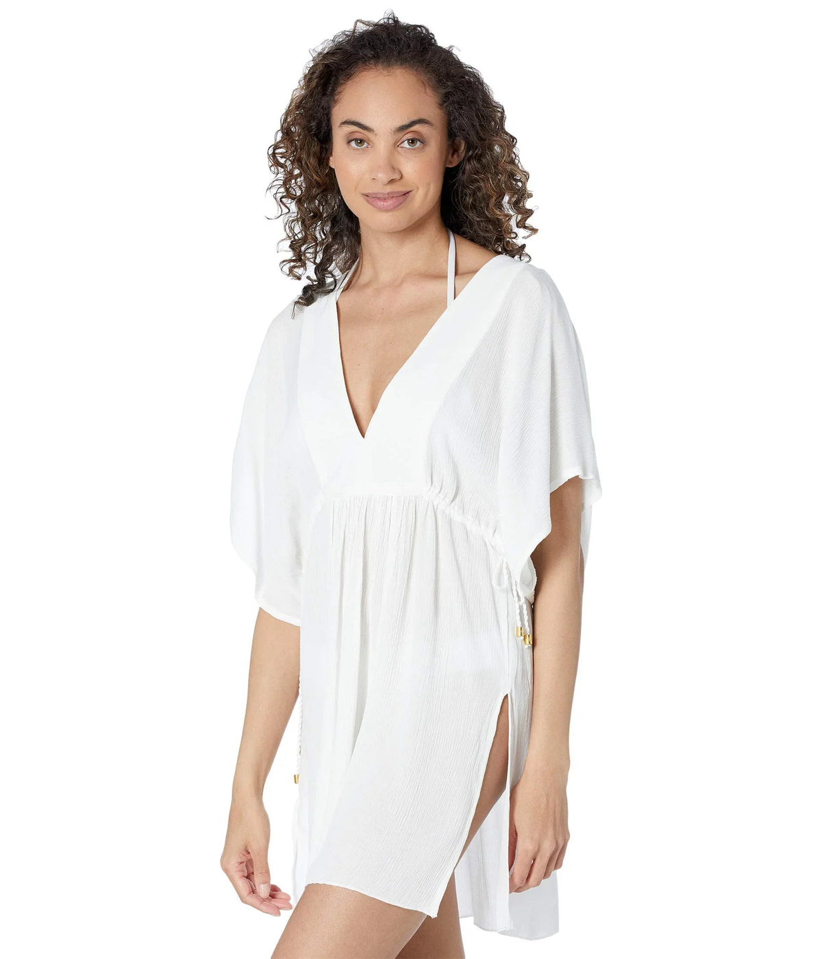 by X-Large Lauren Swim Crushed Lauren US Dress, WHITE Cover-Up Ralph Tunic