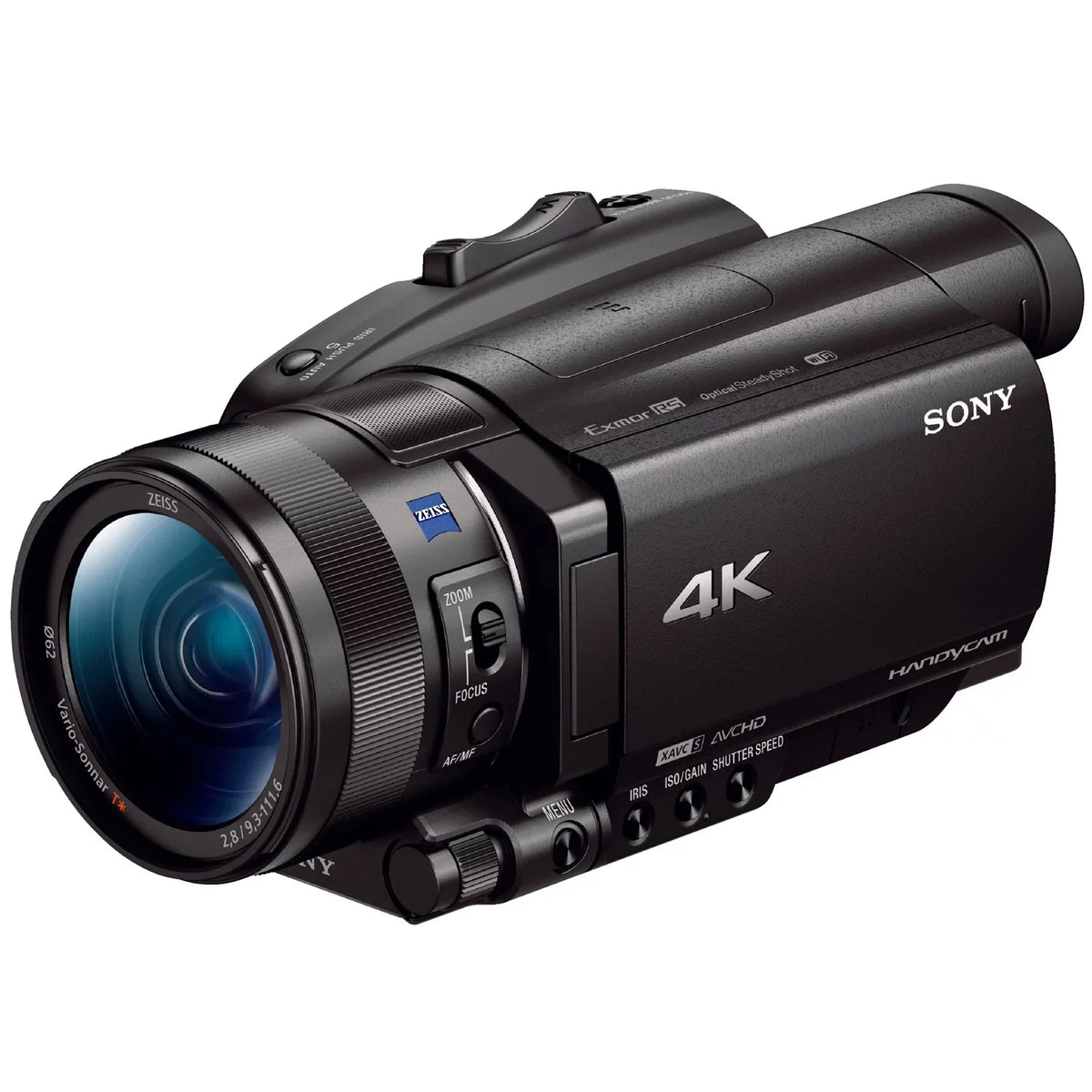 4K w/ 1-inch FDR-AX700/B Sensor Sony Camcorder CMOS HDR