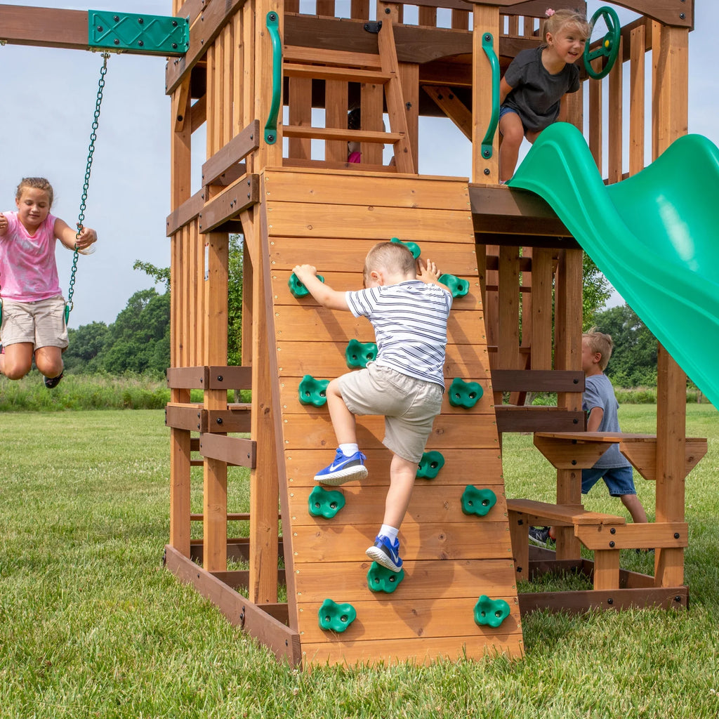 Discovery Swing Set Highlander Backyard