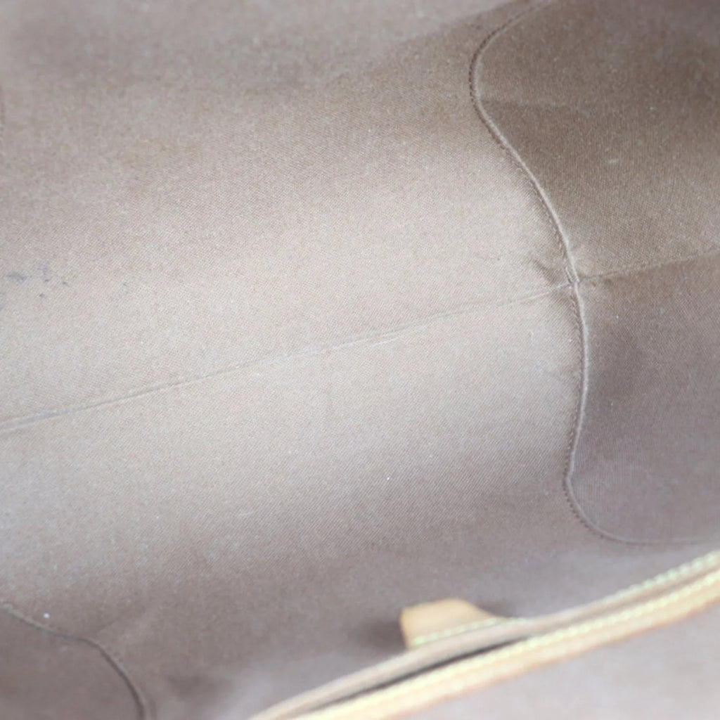 Handbag Ellipse VUITTON Canvas Pre-Owned Monogram M51126 Vuitton LOUIS Brown (Good) Louis