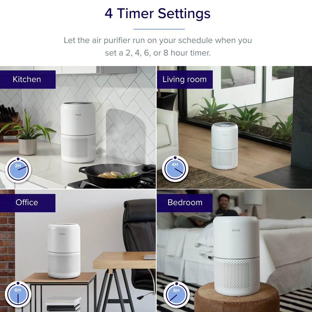 sq. White 300-RAC, and ft., 547 Up to Asthma, Rooms Purifier Allergies Large Air for Levoit Core