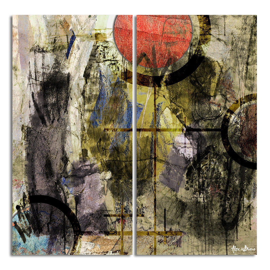 Ready2HangArt Art 'Bueno Set XXXII' 2-Pc Exchange Abstract Canvas