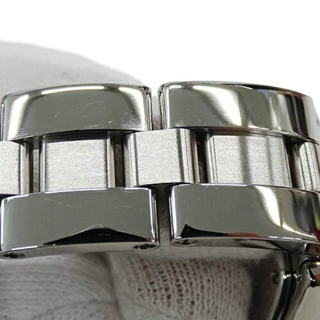 W62016V3 Polished Pre-Owned Roadster Cartier SM SS Silver Stainless Steel Date Watch Quartz Ladies (Fair)