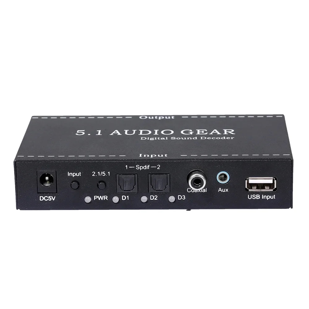 US Audio Audio Converter Decoder Decoder NK-A6L Ajcoflt Dolby Decoder,Audio Decoder 3.5mm 3.5mm Decoder Montloxs 5.1 Audio Digital Sound Audio Converter Nebublu Audio Sound Audio Audio Sound Noprm