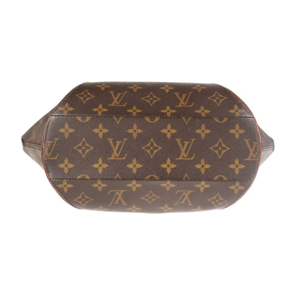 Handbag Ellipse VUITTON Canvas Pre-Owned Monogram M51126 Vuitton LOUIS Brown (Good) Louis
