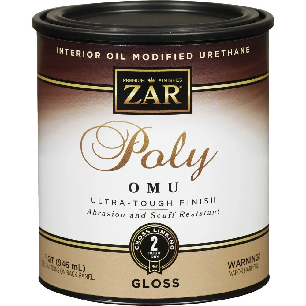 Gloss PK, 1 Max Interior Qt. ZAR Polyurethane, 1 Ultra
