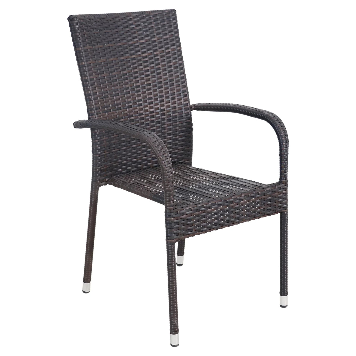 Set Wicker 5-Piece Resin Outdoor Dining Northlight Patio Brown Woven Venice