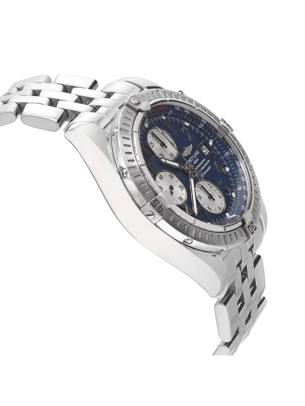 Chronomat Dial Steel Automatic Evolution Breitling Watch Blue A1335611/C647-357A