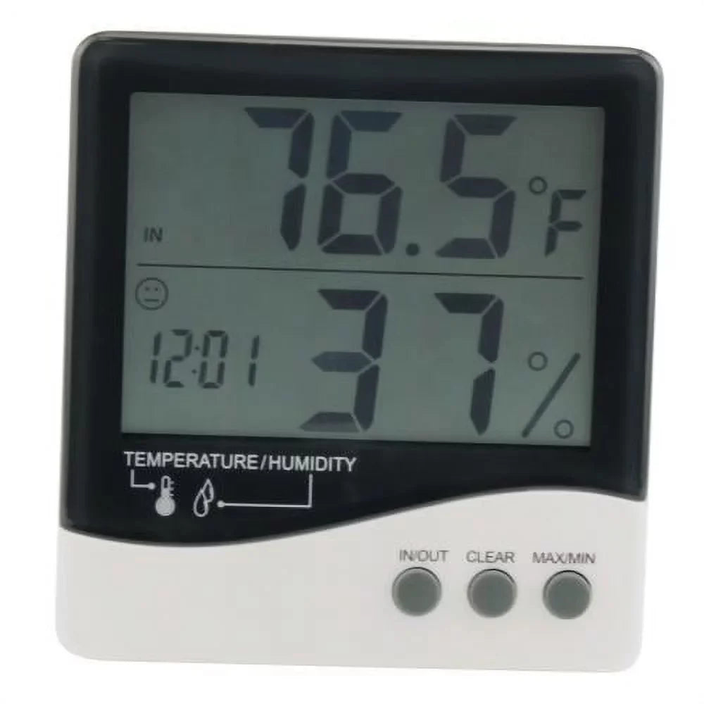 Large Edge (20/Cs) Grower's Thermometer Hygrometer Display /