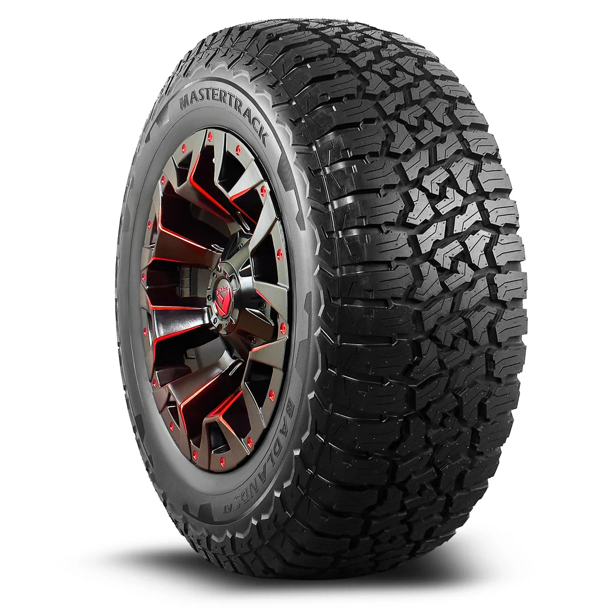All 10 Ply BADLANDS LT285/70R17 126S Light Truck Mastertrack SUV Tire Only) AT E Terrain 285/70/17(Tire