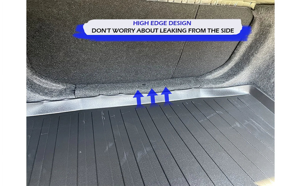 Trunk Trunk Civic Honda to – – Mats Mat – for Weather-Resistant Pre-Cut – Non-Slip Rubber Trunk EACCESSORIES – Sedan Mat for Install with Liner Raised Cars Laser EA Cargo Lip Design Easy Car 2016-2021