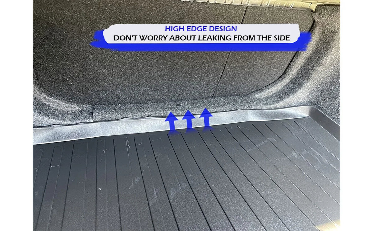 Trunk Trunk Civic Honda to – – Mats Mat – for Weather-Resistant Pre-Cut – Non-Slip Rubber Trunk EACCESSORIES – Sedan Mat for Install with Liner Raised Cars Laser EA Cargo Lip Design Easy Car 2016-2021