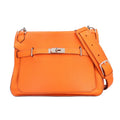 Women's BRB10010000013133 Hermes Bag Clemence Pre-Owned Orange Taurillon Shoulder 34 HERMES Gypsière (Good)